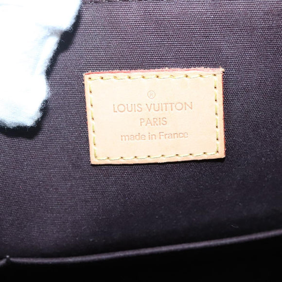 LOUIS VUITTON Monogram Vernis Bellevue GM Tote Bag Amarante M93589 Auth yk18864