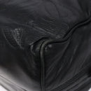 LOEWE Anagram Hand Bag Leather Black Gold Auth yk18867-9