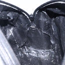 LOEWE Anagram Hand Bag Leather Black Gold Auth yk18867-18