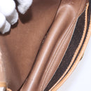 Christian Dior Honeycomb Canvas Shoulder Bag PVC Black Gold Auth yk18869-11