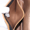 Christian Dior Honeycomb Canvas Shoulder Bag PVC Black Gold Auth yk18869-12