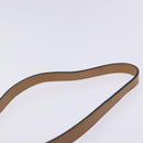 Christian Dior Honeycomb Canvas Shoulder Bag PVC Black Gold Auth yk18869-8