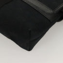 GUCCI GG Canvas Waist Bag Black Silver 131236 Auth yk18870-13