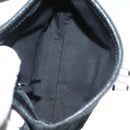 GUCCI GG Canvas Waist Bag Black Silver 131236 Auth yk18870-17