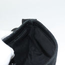 GUCCI GG Canvas Waist Bag Black Silver 131236 Auth yk18870-18