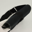 GUCCI GG Canvas Waist Bag Black Silver 131236 Auth yk18870-6