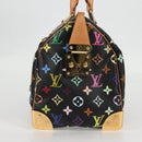 LOUIS VUITTON Monogram Multicolor Speedy 30 Hand Bag Black M92642 Auth yk18882V-3