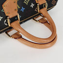 LOUIS VUITTON Monogram Multicolor Speedy 30 Hand Bag Black M92642 Auth yk18882V-7