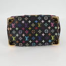 LOUIS VUITTON Monogram Multicolor Speedy 30 Hand Bag Black M92642 Auth yk18882V-5