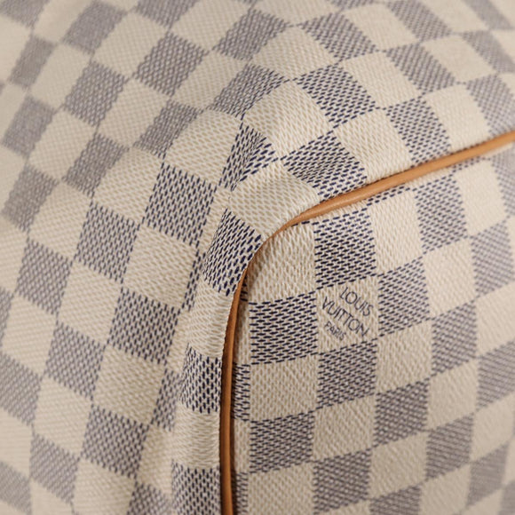 LOUIS VUITTON Damier Azur Keepall 50 Boston Bag N41430 LV Auth yk18884V