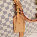 LOUIS VUITTON Damier Azur Keepall 50 Boston Bag N41430 LV Auth yk18884V-19