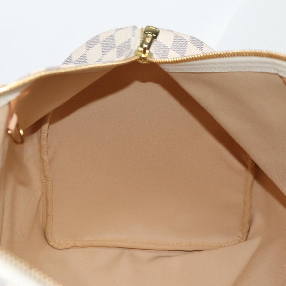 LOUIS VUITTON Damier Azur Keepall 50 Boston Bag N41430 LV Auth yk18884V