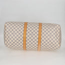 LOUIS VUITTON Damier Azur Keepall 50 Boston Bag N41430 LV Auth yk18884V-5