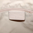 Christian Dior Trotter Canvas Shoulder Bag Beige Silver Auth yk18889-17