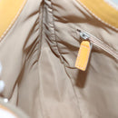 Christian Dior Trotter Canvas Shoulder Bag Beige Silver Auth yk18889-20