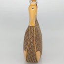 Christian Dior Trotter Canvas Shoulder Bag Beige Silver Auth yk18889-5