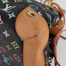 LOUIS VUITTON Monogram Multicolor Ursula Tote Bag Black M40124 LV Auth yk18891V-16