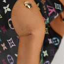 LOUIS VUITTON Monogram Multicolor Ursula Tote Bag Black M40124 LV Auth yk18891V-18