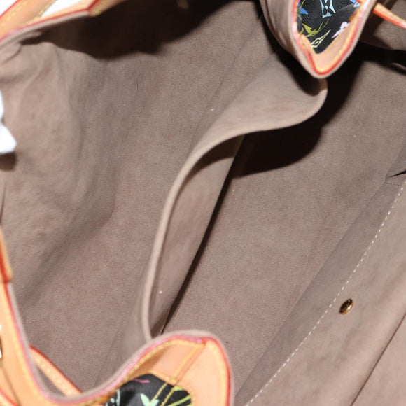 LOUIS VUITTON Monogram Multicolor Ursula Tote Bag Black M40124 LV Auth yk18891V