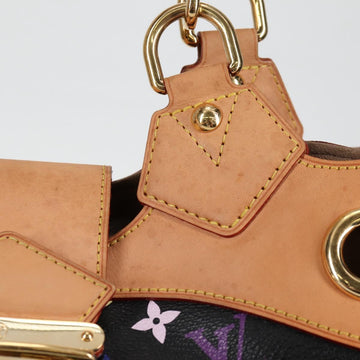 LOUIS VUITTON Monogram Multicolor Ursula Tote Bag Black M40124 LV Auth yk18891V - 0