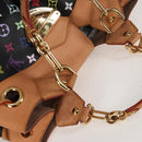 LOUIS VUITTON Monogram Multicolor Ursula Tote Bag Black M40124 LV Auth yk18891V-8