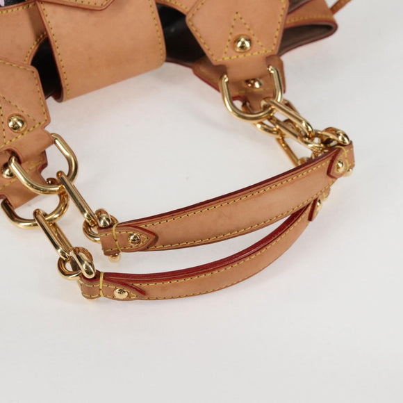 LOUIS VUITTON Monogram Multicolor Ursula Tote Bag Black M40124 LV Auth yk18891V