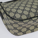 GUCCI GG Supreme Sherry Line Shoulder Bag PVC Navy Gold 89 02 032 Auth yk18894-16