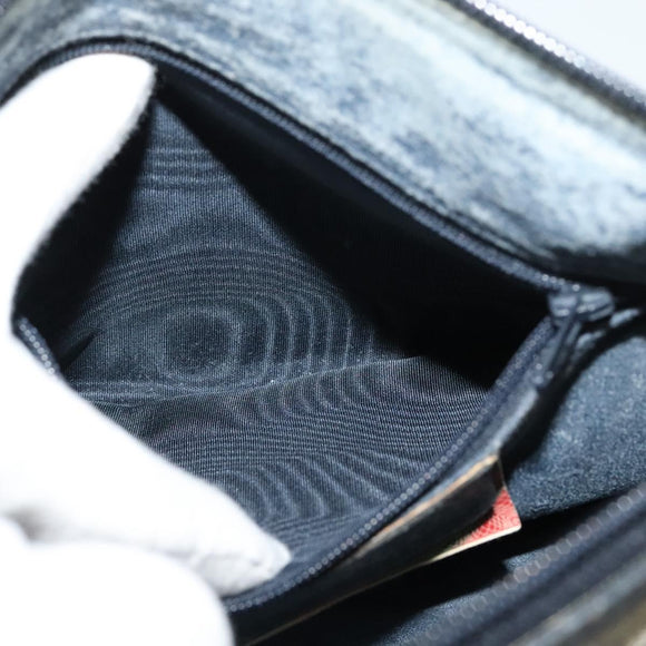 GUCCI GG Supreme Sherry Line Shoulder Bag PVC Navy Gold 89 02 032 Auth yk18894