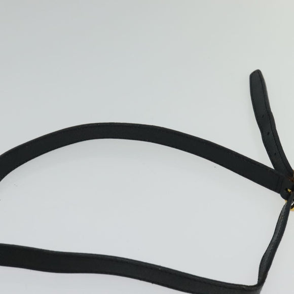 GUCCI GG Supreme Sherry Line Shoulder Bag PVC Navy Gold 89 02 032 Auth yk18894