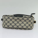 GUCCI GG Supreme Sherry Line Shoulder Bag PVC Navy Gold 89 02 032 Auth yk18894-5