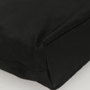 Christian Dior Maris Pearl Hand Bag Nylon Black Silver Auth yk18897-12