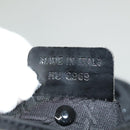 Christian Dior Maris Pearl Hand Bag Nylon Black Silver Auth yk18897-20