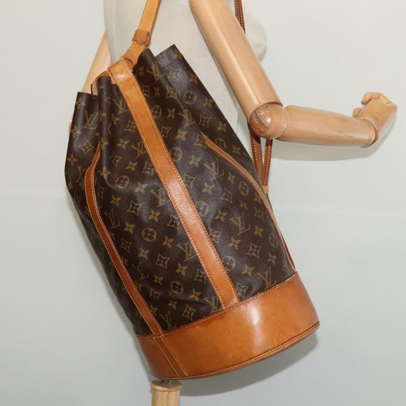LOUIS VUITTON Monogram Randonnee GM Shoulder Bag M42244 LV Auth yk18901