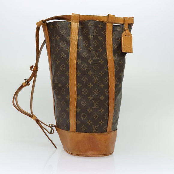 LOUIS VUITTON Monogram Randonnee GM Shoulder Bag M42244 LV Auth yk18901