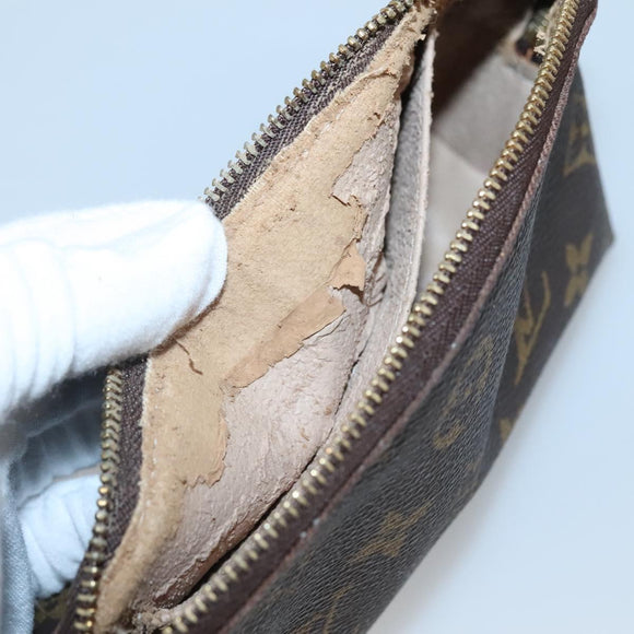 LOUIS VUITTON Monogram Pochette Cosmetic PM Pouch M43998 LV Auth yk18910