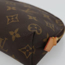 LOUIS VUITTON Monogram Pochette Cosmetic PM Pouch M43998 LV Auth yk18910-7