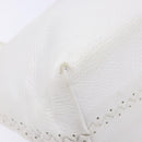 BOTTEGA VENETA Shoulder Bag Leather White Auth yk18912-15