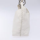 BOTTEGA VENETA Shoulder Bag Leather White Auth yk18912-3