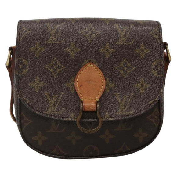 LOUIS VUITTON Monogram Saint Cloud MM Shoulder Bag M51243 LV Auth yk18915