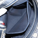 GUCCI GG Canvas Sherry Line Shoulder Bag Navy Beige Red 145757 Auth yk18918V-22