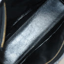 VERSACE Shoulder Bag Leather Black Gold Auth yk18934-12