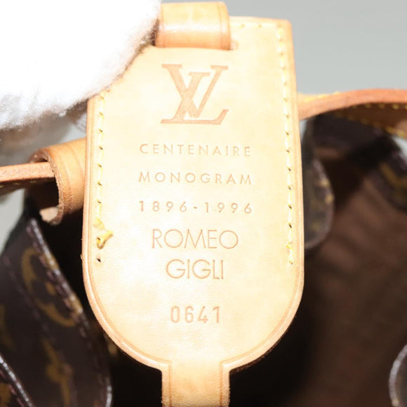 LOUIS VUITTON Monogram 100th Anniversary Only Romeo Jiri Bag M99029 Auth yk18936