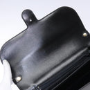 Christian Dior Shoulder Bag Leather Black Gold Auth yk18937-19