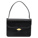 Christian Dior Shoulder Bag Leather Black Gold Auth yk18937-13