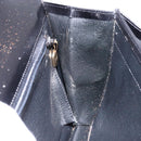 Christian Dior Shoulder Bag Leather Black Gold Auth yk18937-21
