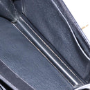 Christian Dior Shoulder Bag Leather Black Gold Auth yk18937-23