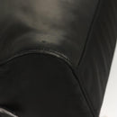 PRADA Chain Shoulder Bag Leather Black Gold Auth yk18939-15