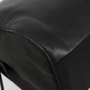 PRADA Kettenschultertasche Leder Schwarz Gold Auth yk18939-15