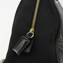 PRADA Kettenschultertasche Leder Schwarz Gold Auth yk18939-9