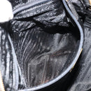 PRADA Chain Shoulder Bag Leather Black Gold Auth yk18939-23
